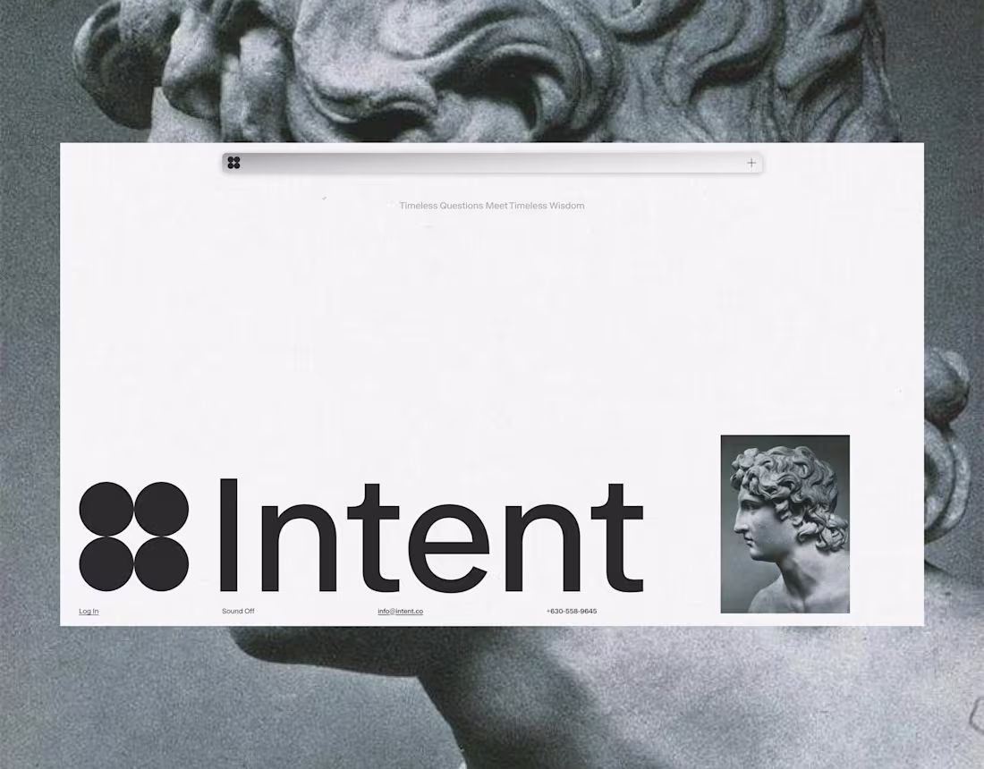Cover image for Web design, branding, and UI/UX for Intent