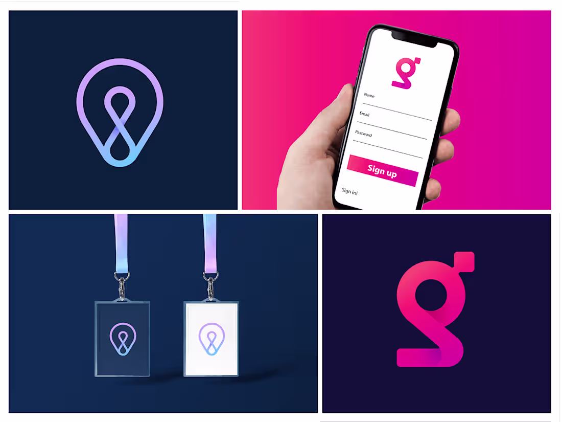 Cover image for A large collection of logos