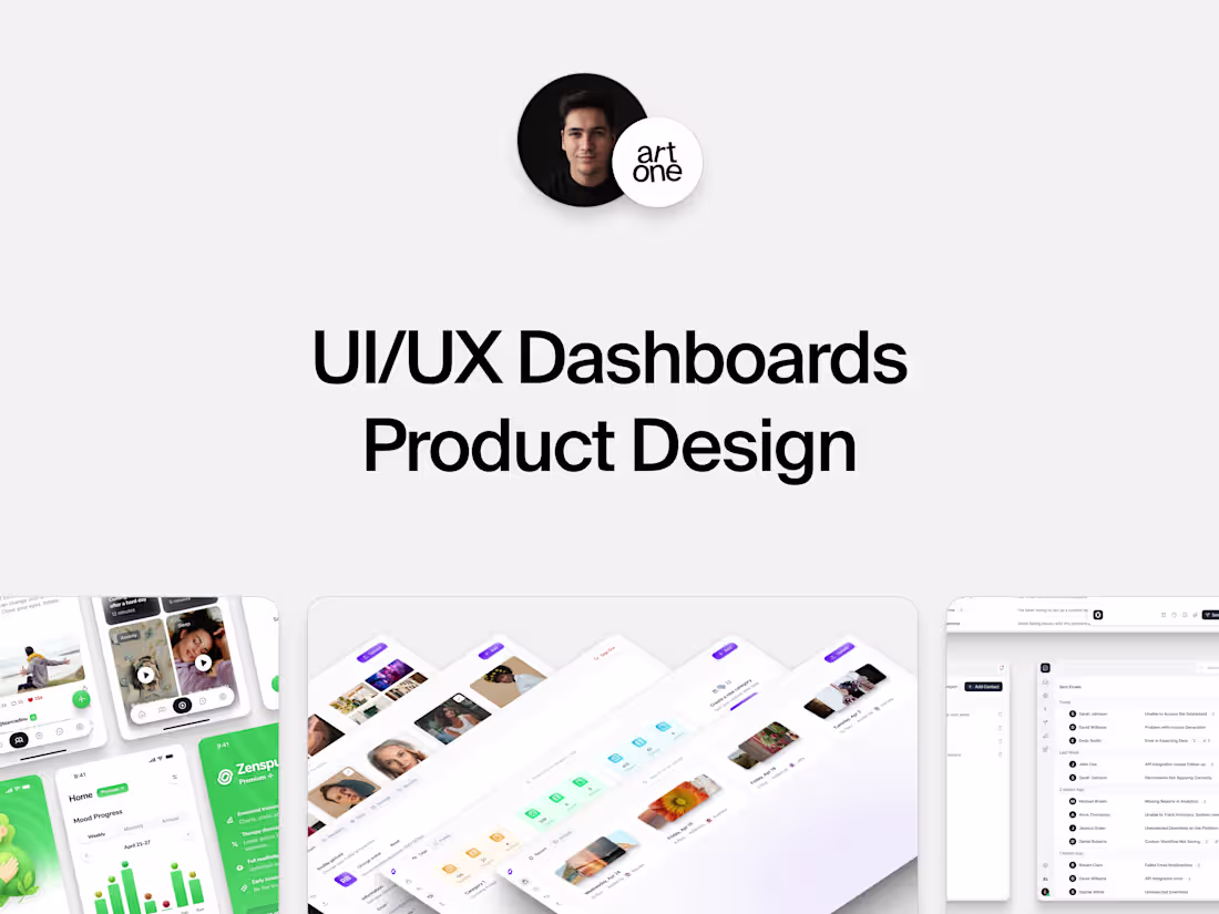Cover image for UI/UX & Product Design