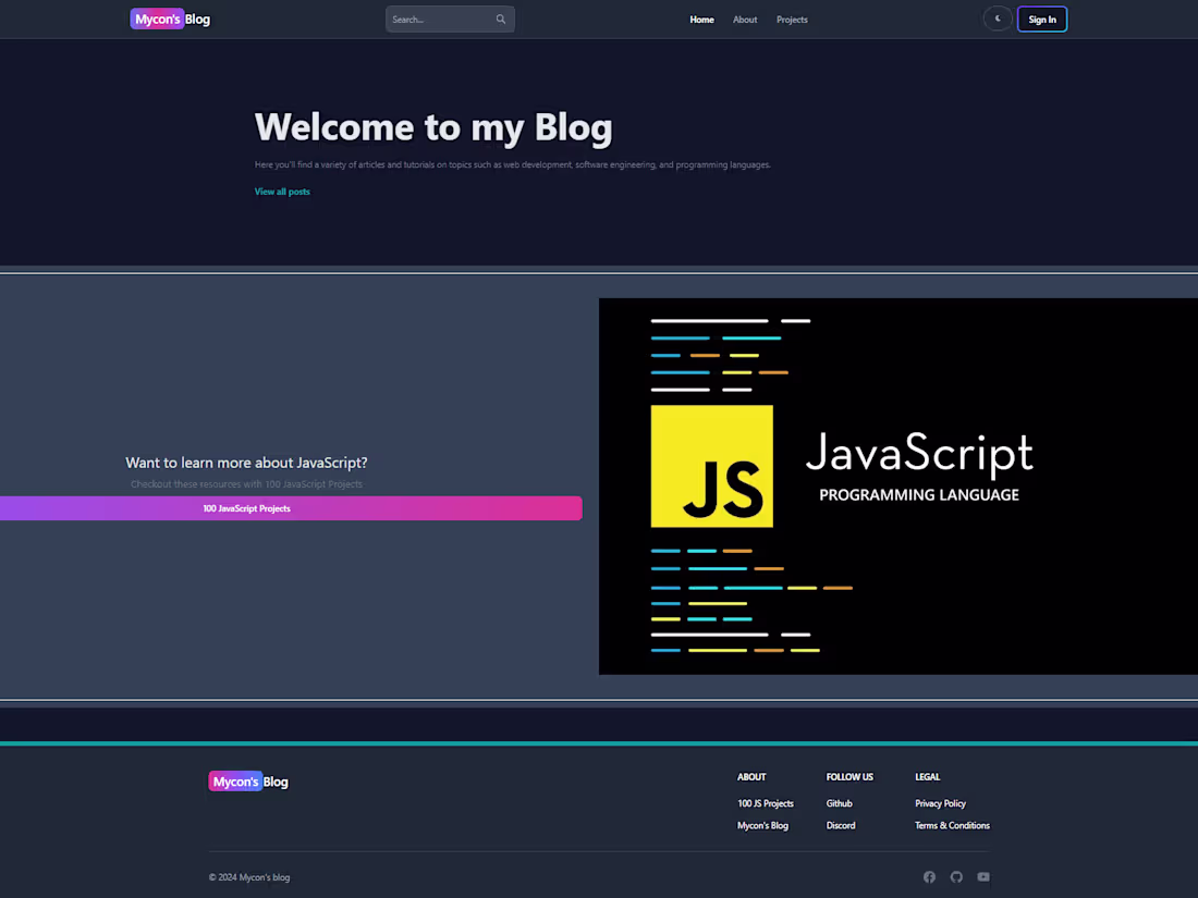 Cover image for MERN Blog Web