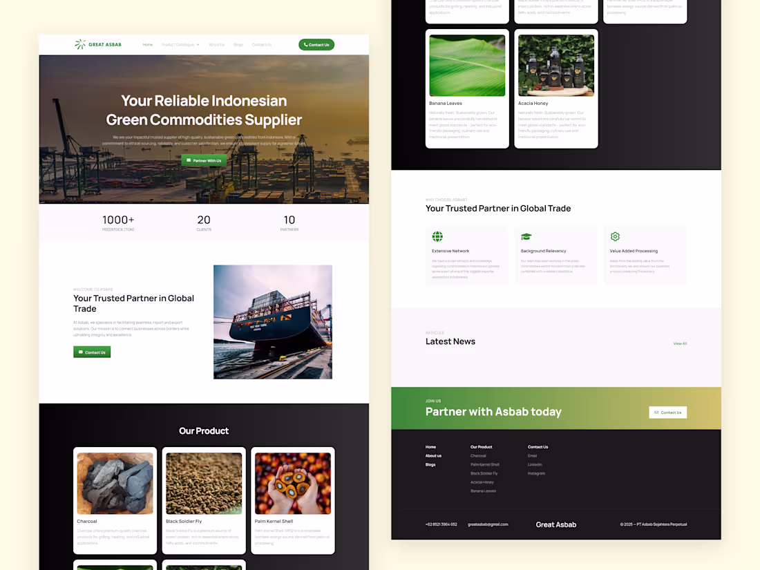 Cover image for Great Asbab - Wordpress Company Profile