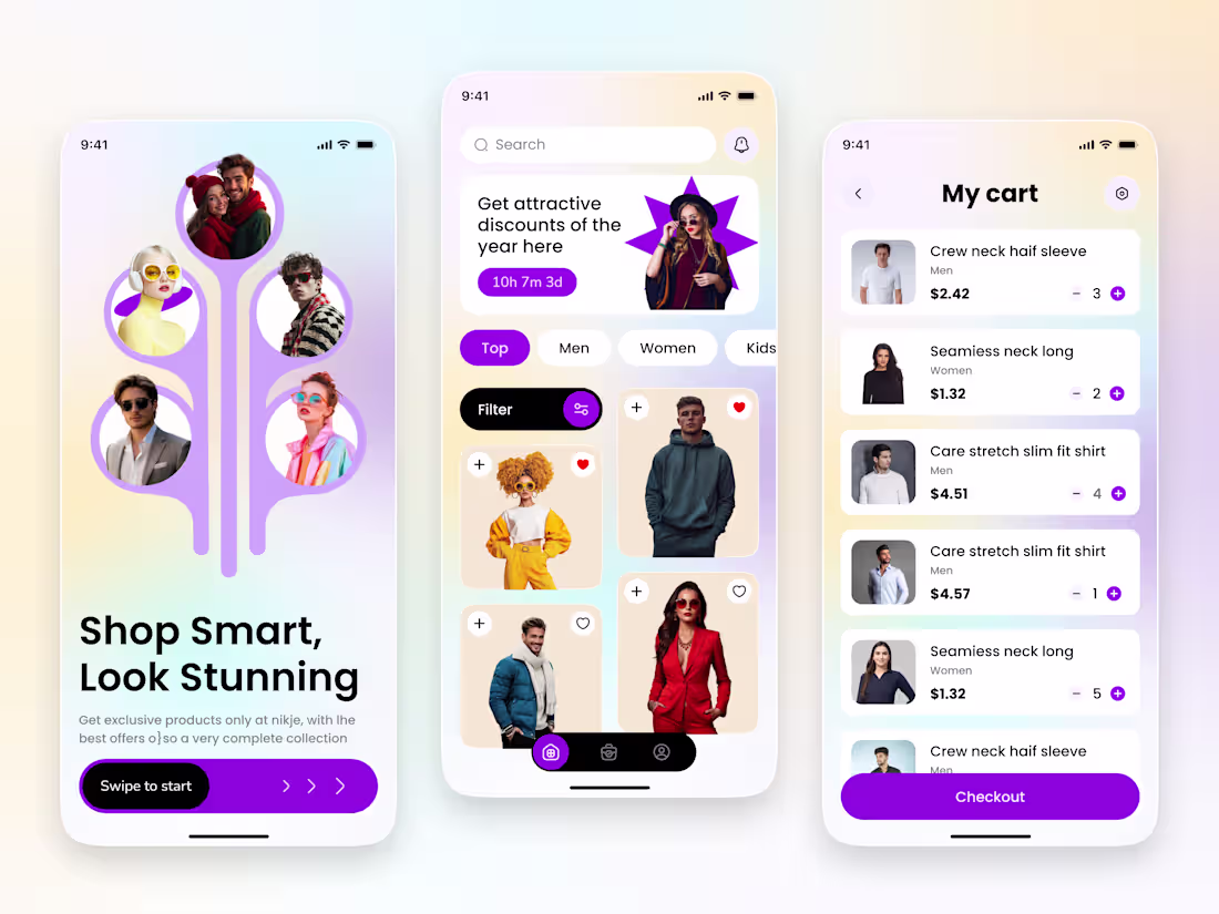 Cover image for Here is my E commerce Fashion Mobile App Redesign Feel free ...
