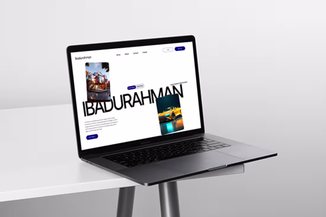 Cover image for Ibadurahman || Website for Automobile Company