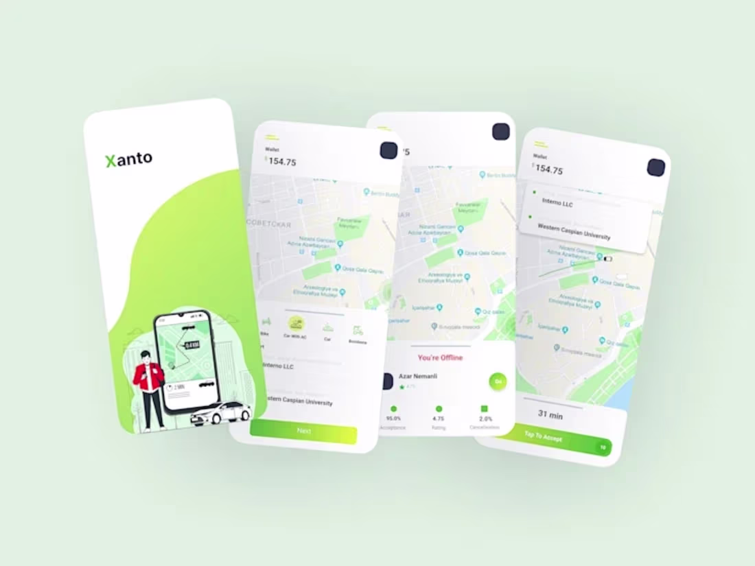 Cover image for Xanto – Ride Sharing App