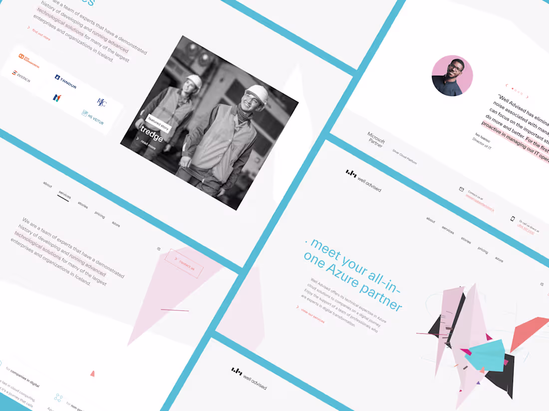 Cover image for Well Advised: Website Design