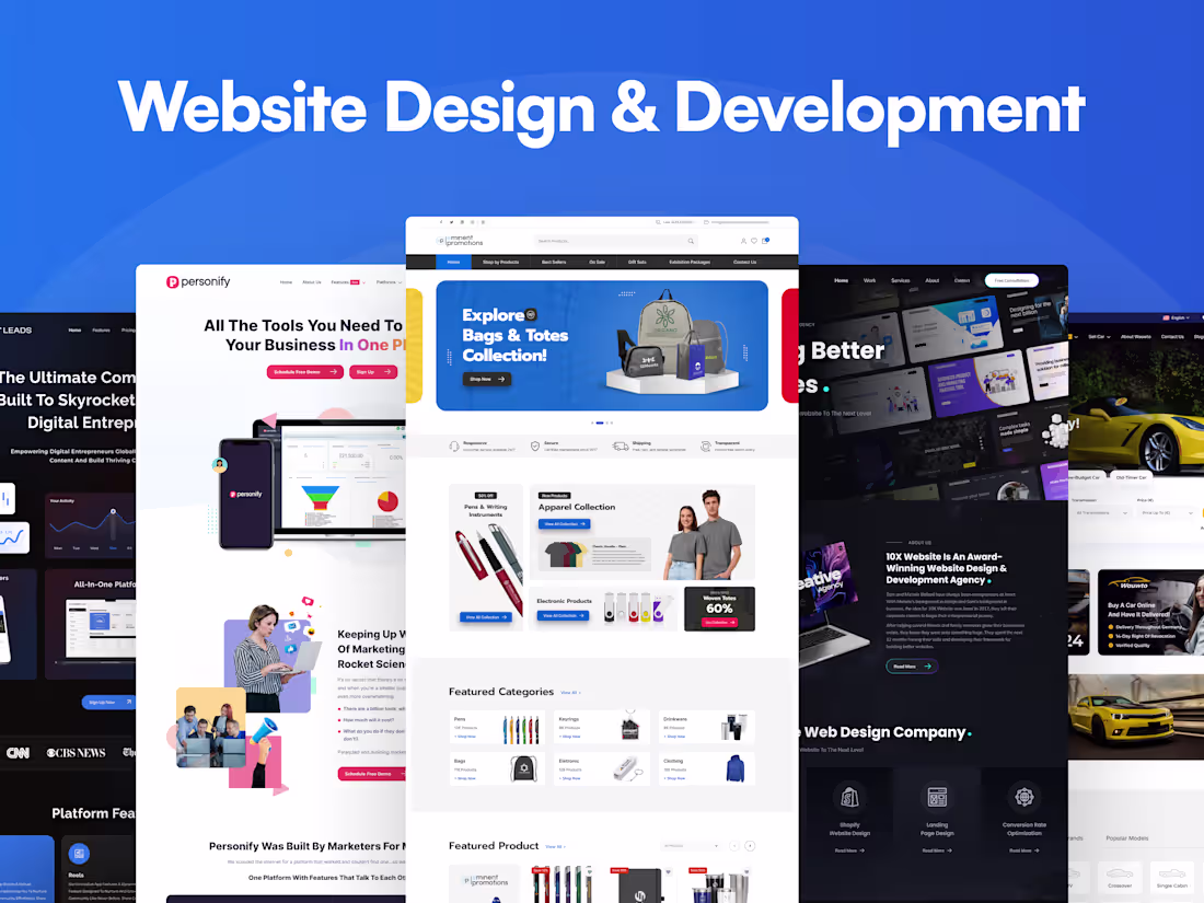 Cover image for Website Design & Development