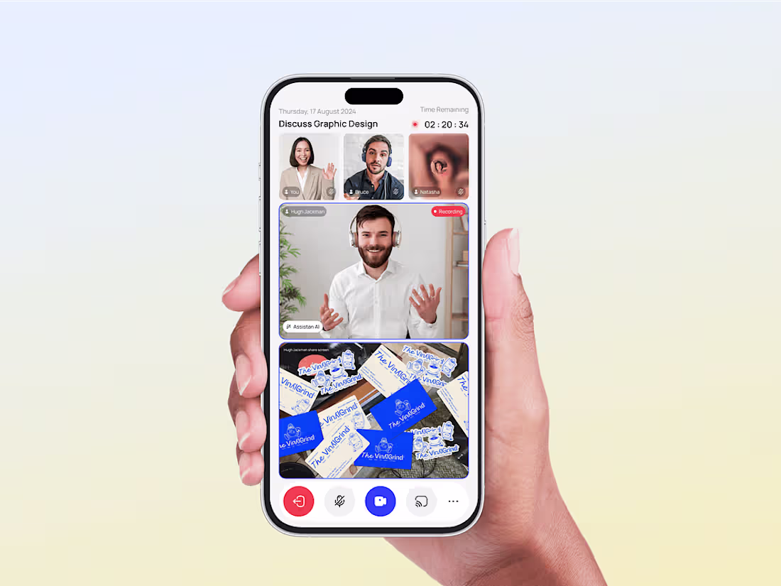 Cover image for MeetOn - Video Conference Desktop App UI Kit