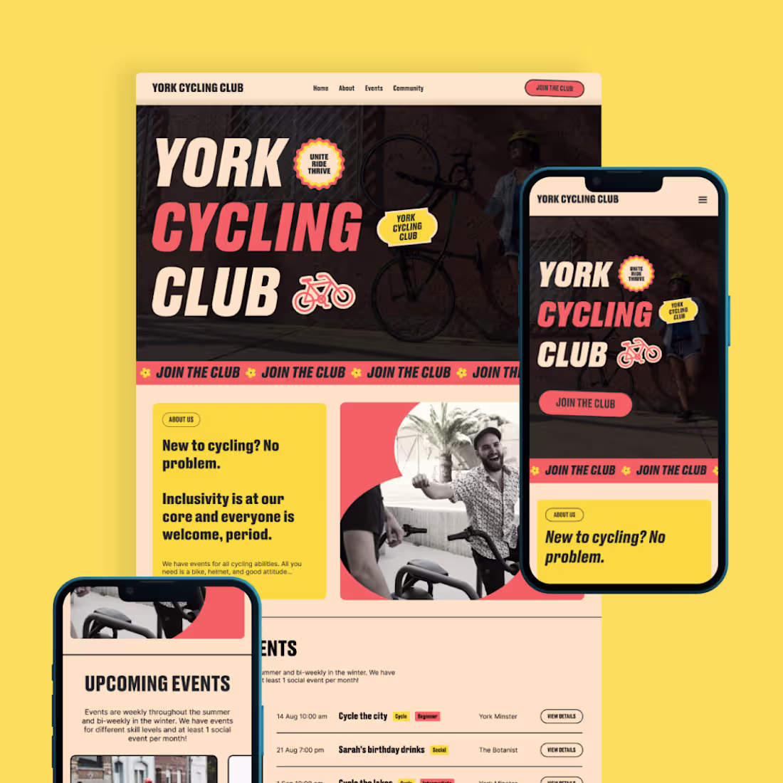 Cover image for York Cycling Club -  Visual Identity & Website Design