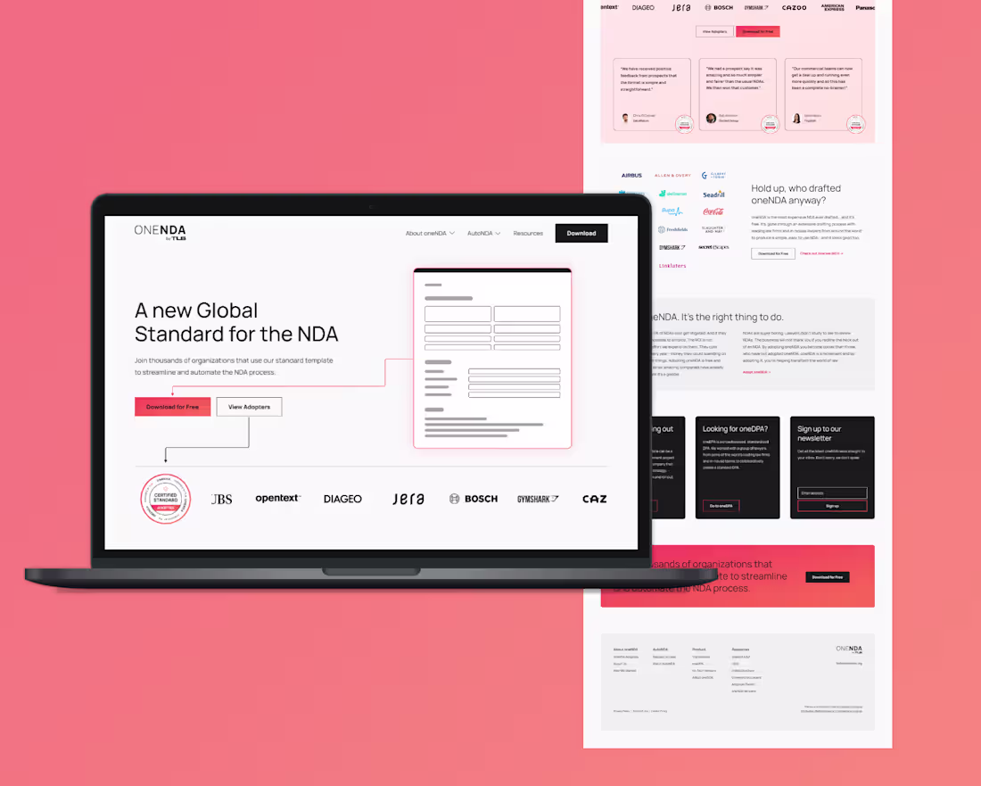 Cover image for Website design and build for B2B SAAS Company