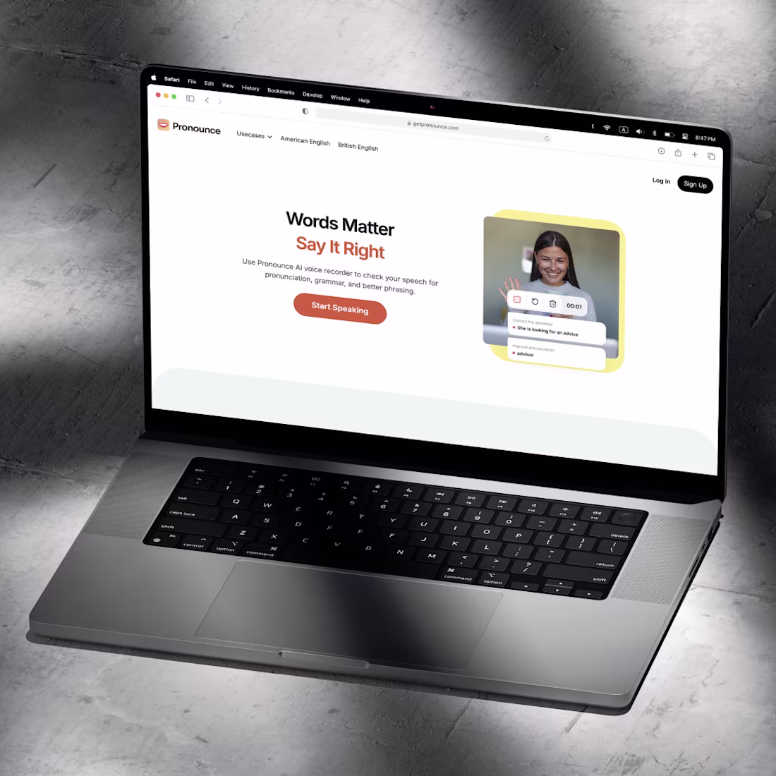 Cover image for Webflow Development for Pronounce AI
