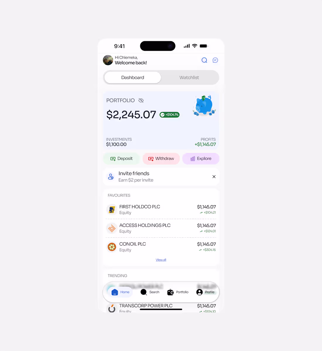 Cover image for Stocks Investment Mobile App Design