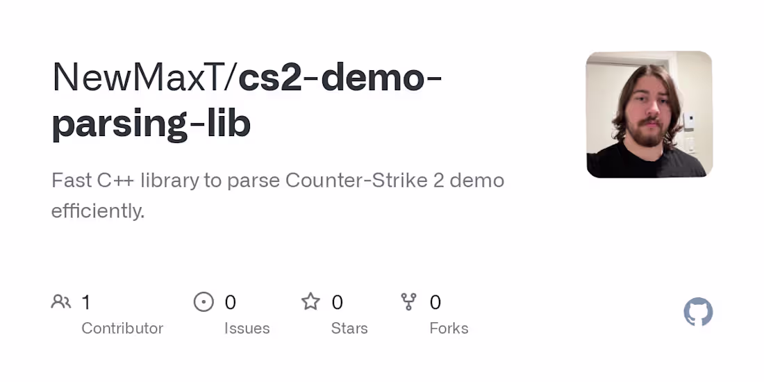 Cover image for CS:2 Demo Parser Library for C++