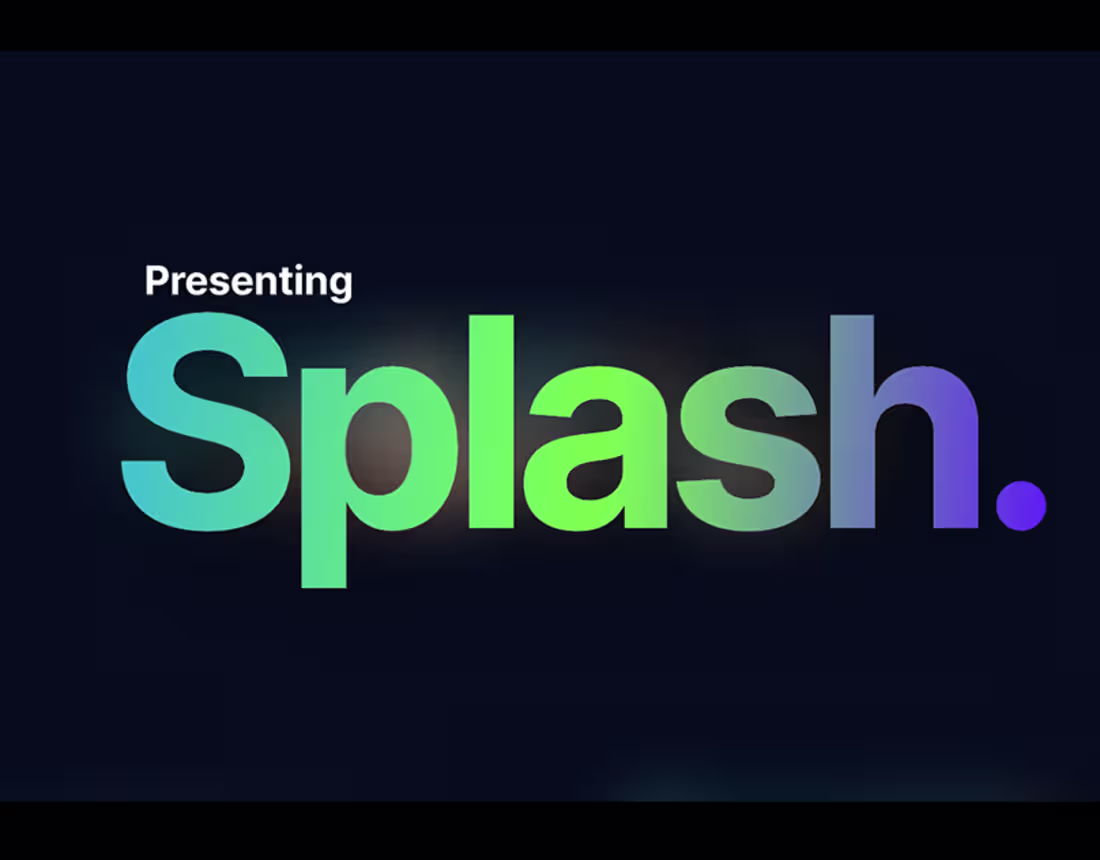 Cover image for Splash scroll :: Behance