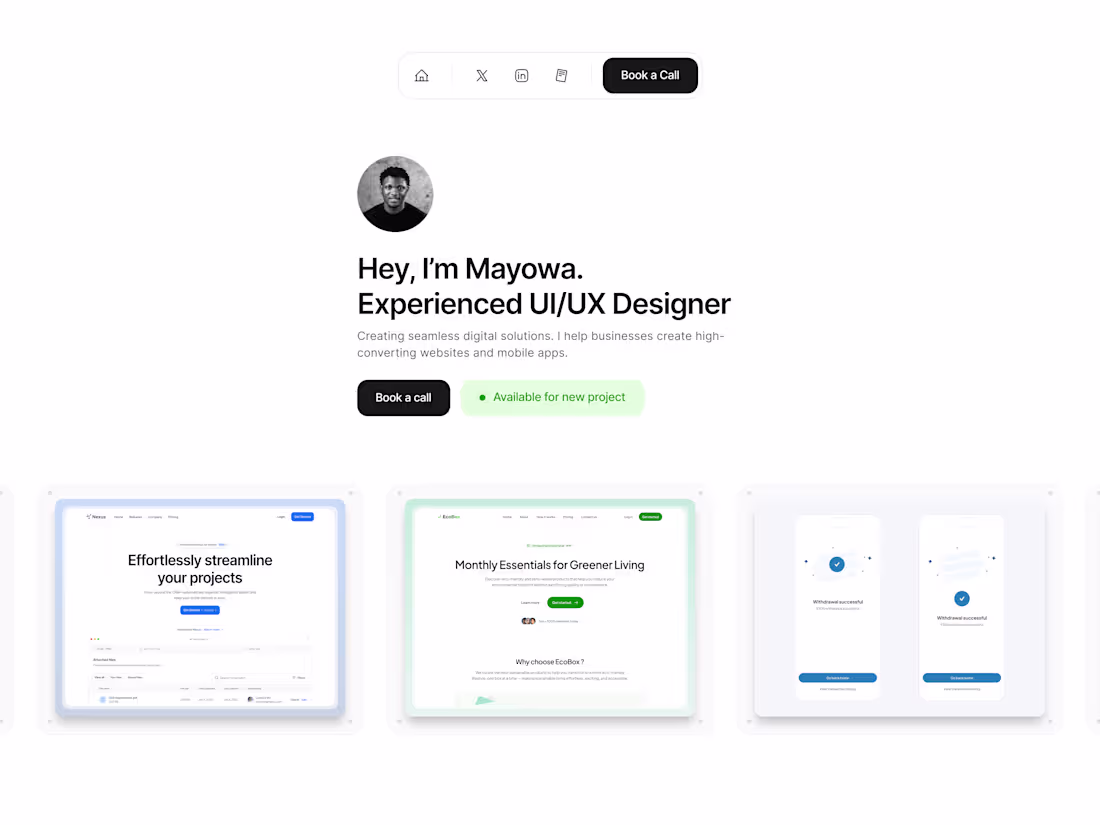 Cover image for My Portfolio Website made with Framer