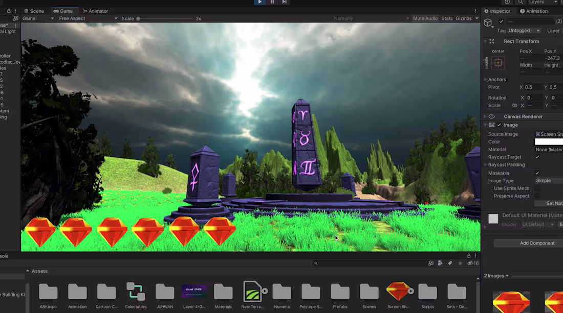Cover image for Game Engine Wk 5/6 Animation and UI on Vimeo