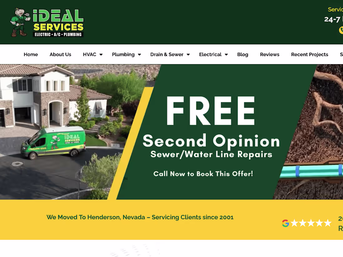 Cover image for Local SEO for a USA Based Plumbing & HVAC Services Company