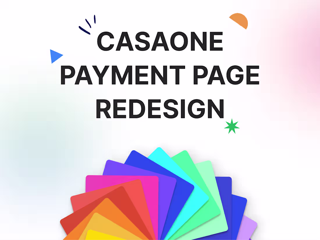 Cover image for CASAONE PAYMENT PAGE REDESIGN