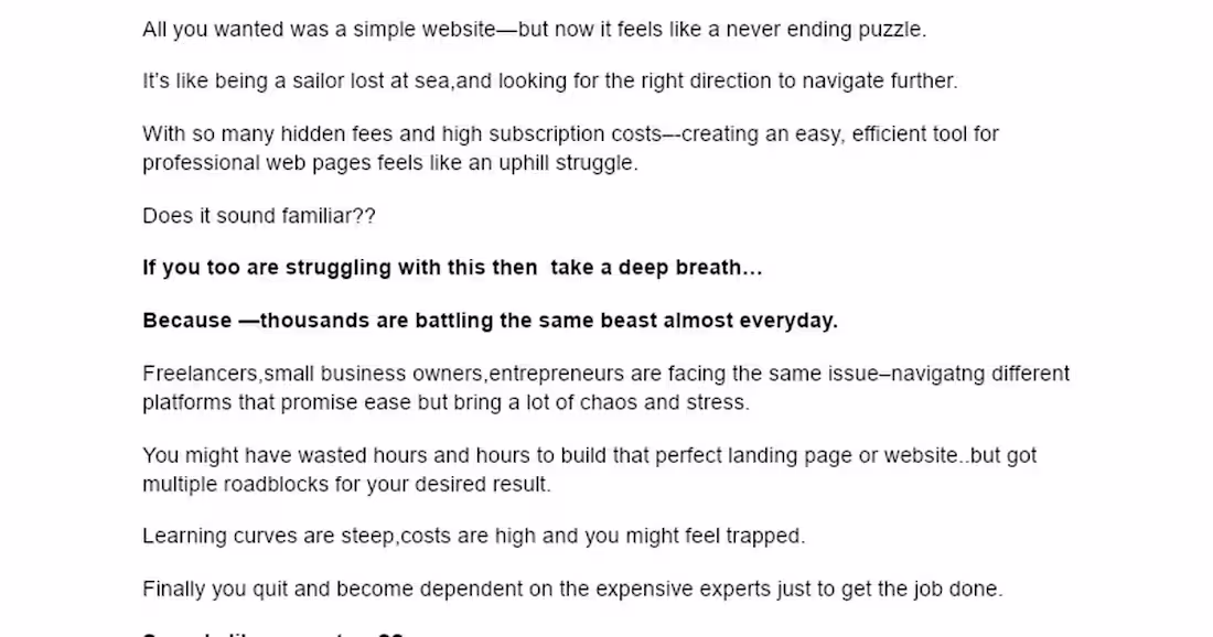 Cover image for Matthew's Transformation with a Website Builder