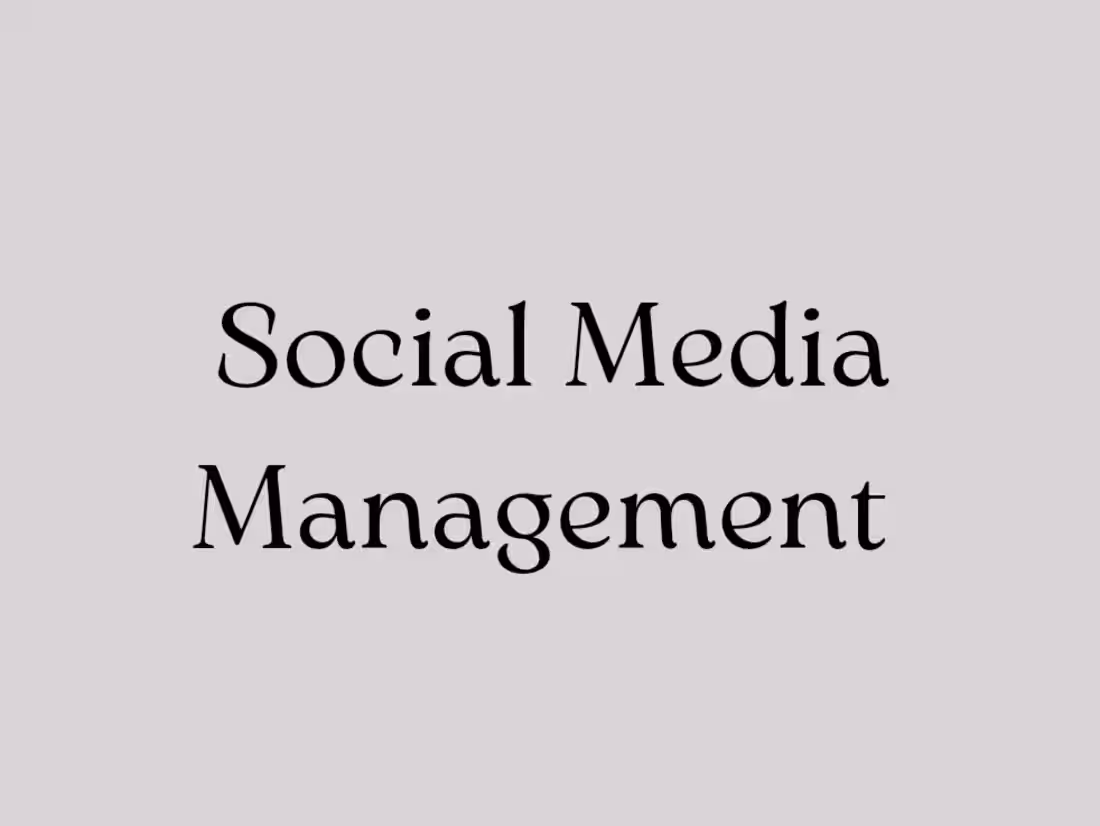 Cover image for Social Media Management and Content Creation