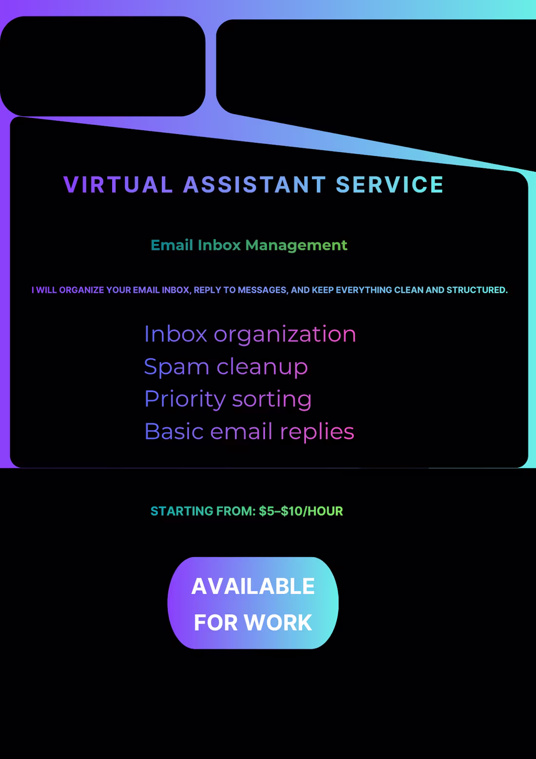 Cover image for EMAIL MANAGEMENT
This portfolio item demonstrates