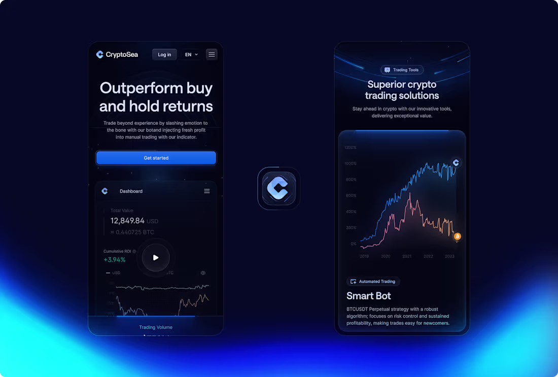 Cover image for CryptoSea Mobile Responsive Platform Development