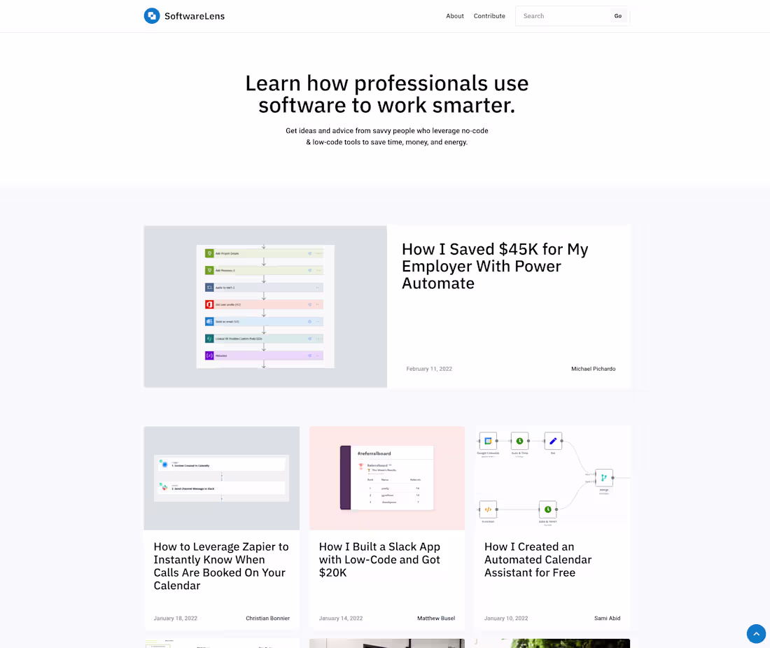 Cover image for SoftwareLens