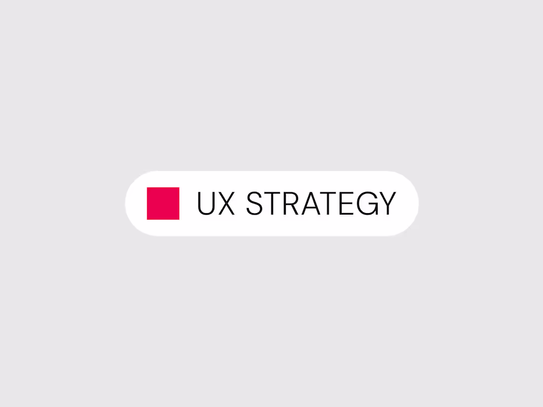 Cover image for UX Strategy