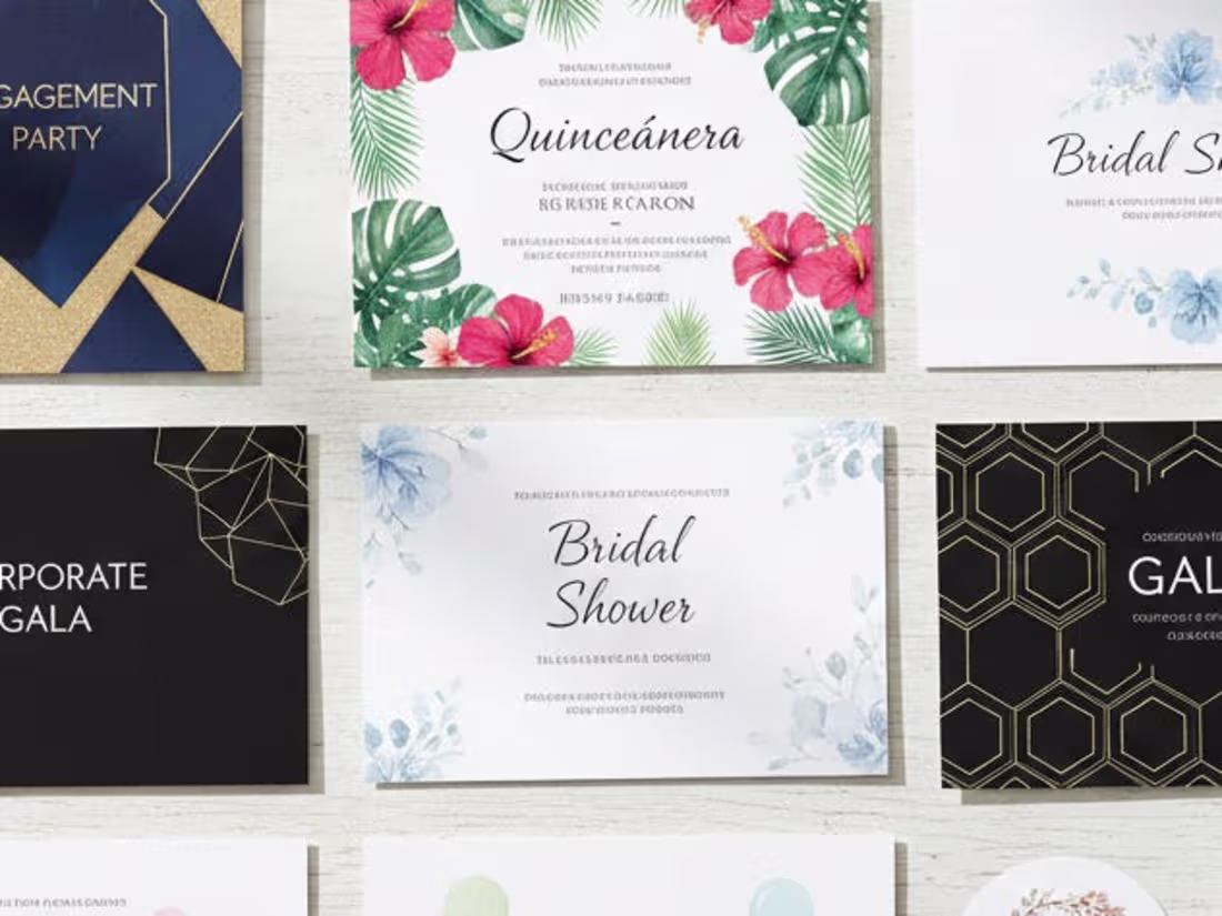 Cover image for I will design elegant wedding, birthday, or event invitations.