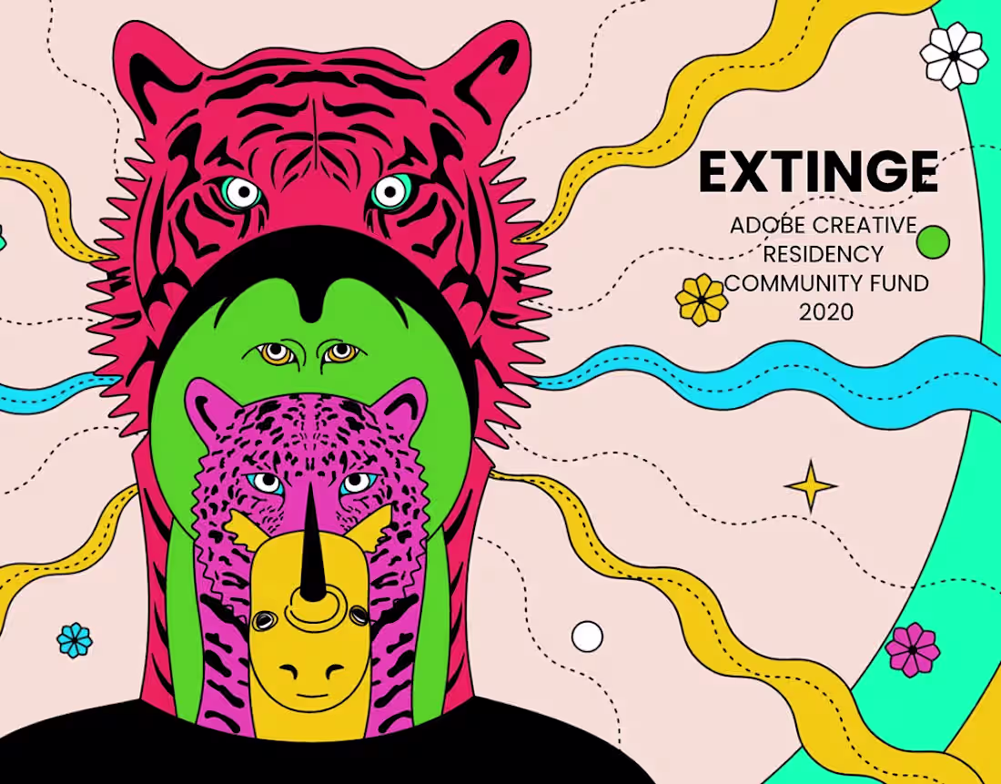 Cover image for EXTINGE - Adobe Creative Residency Community Fund