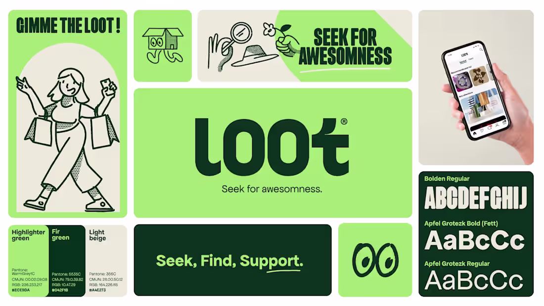 Cover image for Branding strategy & design for Loot®