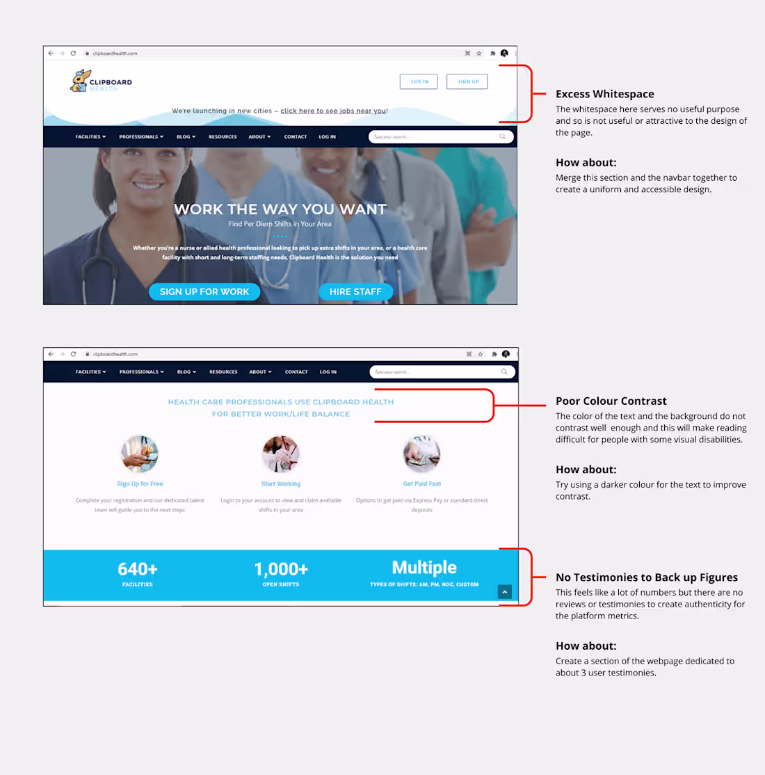 Cover image for Clipboard Healthcare Landing Page Roast :: Behance