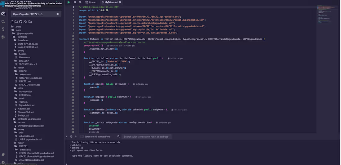 Cover image for Solidity Smart Contracts