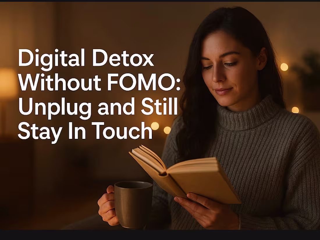 Cover image for Digital Detox Without FOMO: Unplug and Still Stay In Touch R...