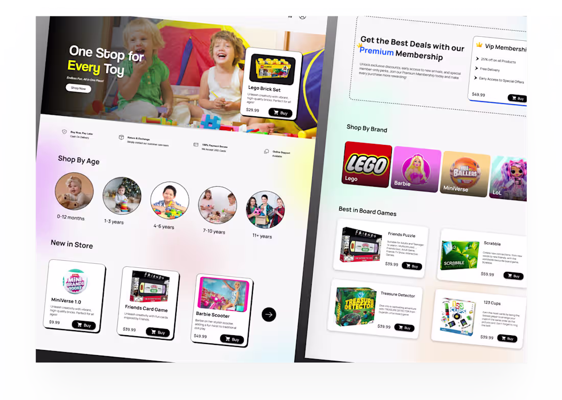 Cover image for ToyStore E-commerce Website