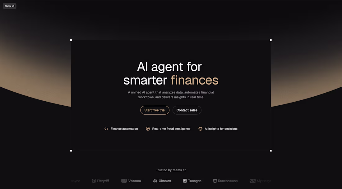 Cover image for Hero section for upcoming framer project