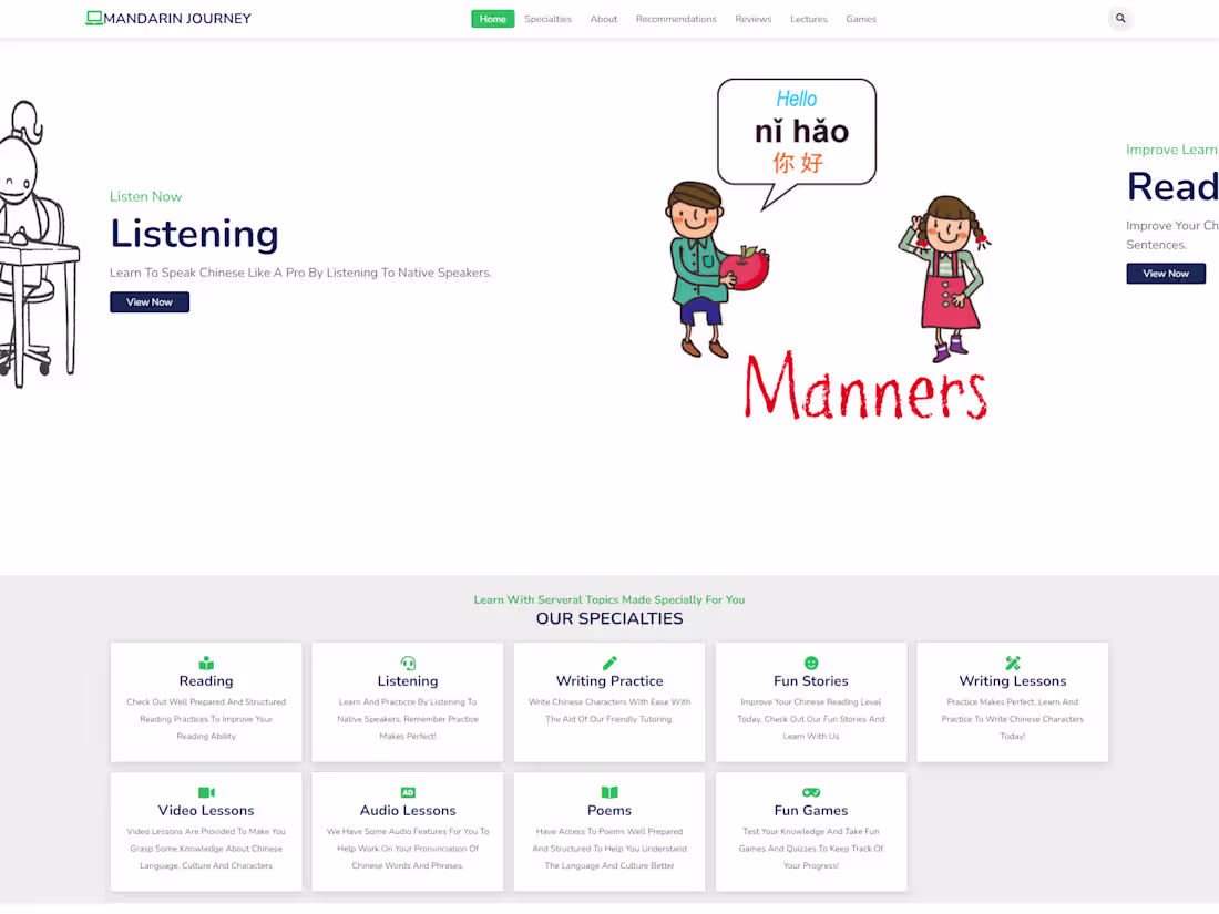 Cover image for MANDARIN JOURNEY