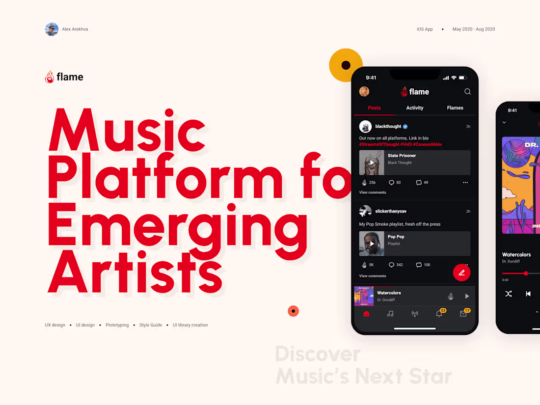 Cover image for Music Platform for Emerging Artists
