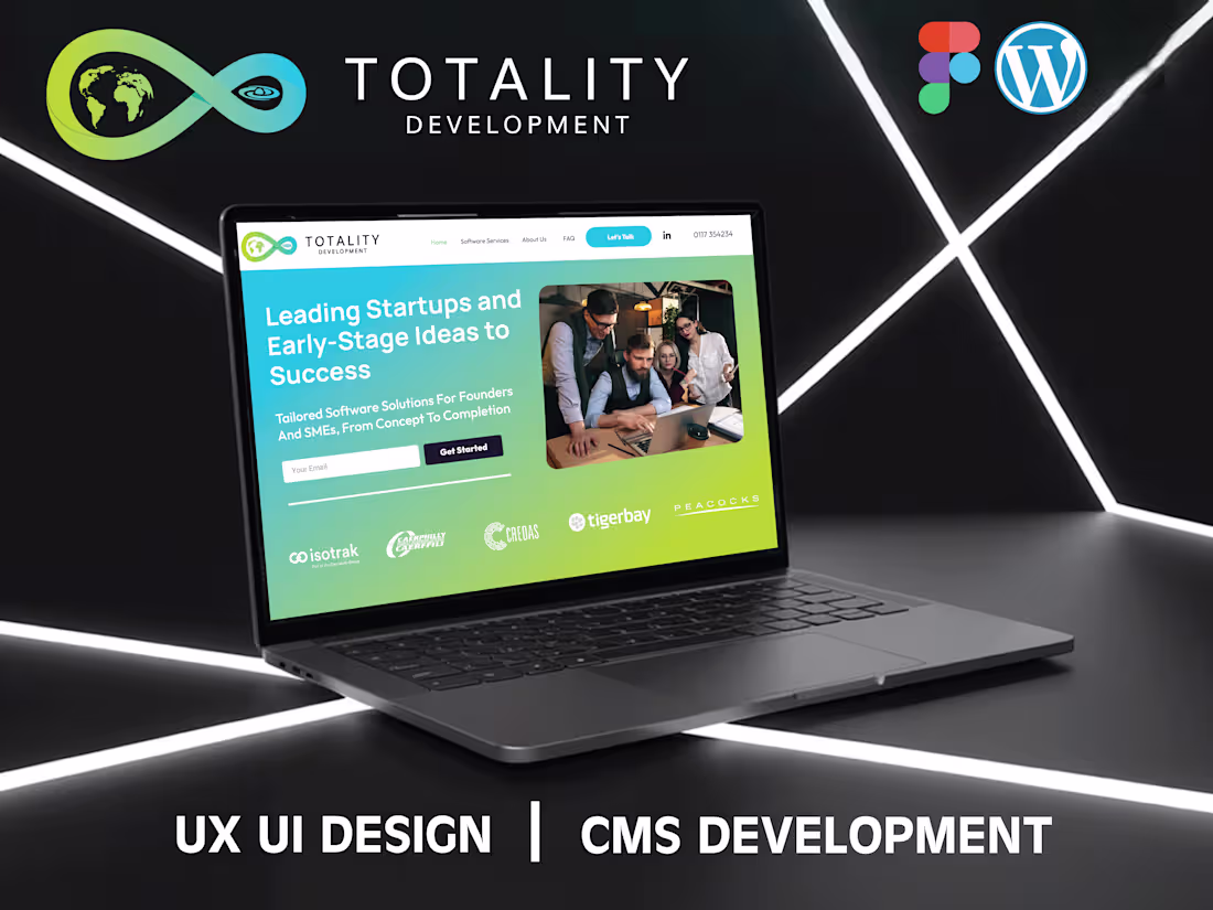 Cover image for Totality Website UI/UX Design & WordPress Development