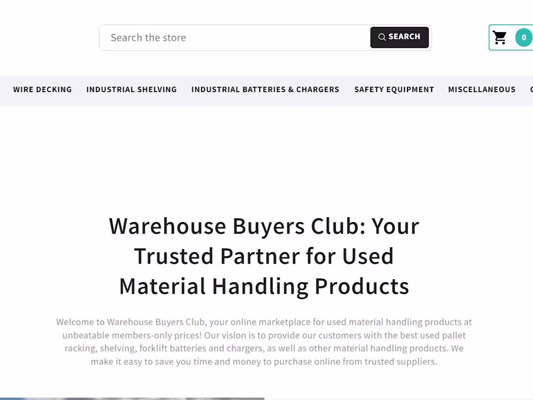 Cover image for warehouse buyers club