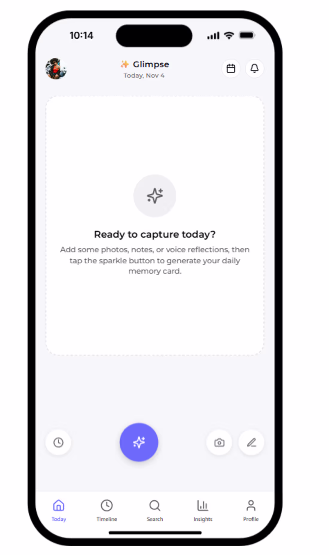 Cover image for @anything Glimpse is an AI-powered memory journal that beaut...
