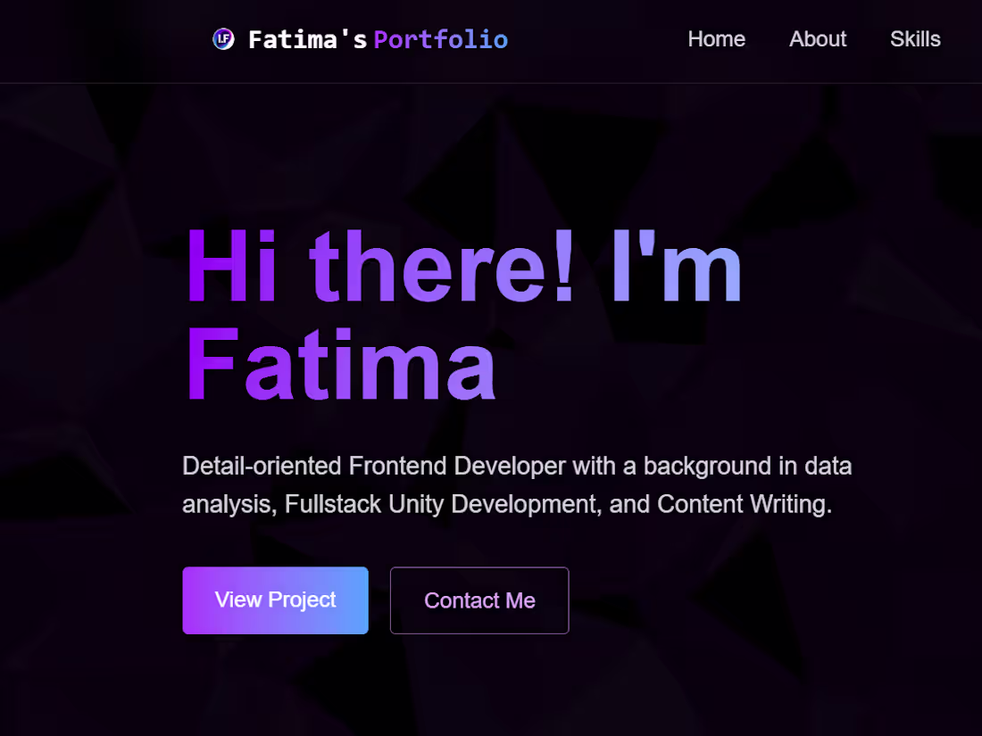 Cover image for Web Portfolio