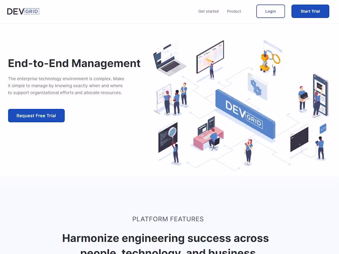 Cover image for DevGrid - Engineering Excellence Platform