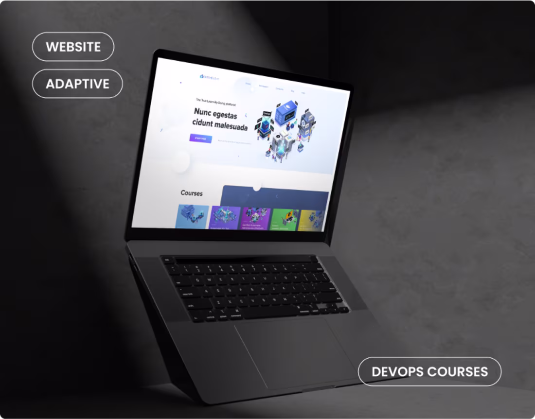 Cover image for IT Courses Website