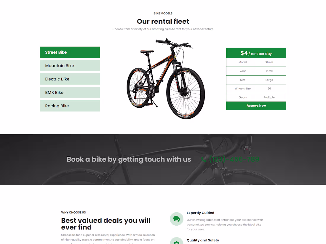 Cover image for Ecorental || Rent a Bike