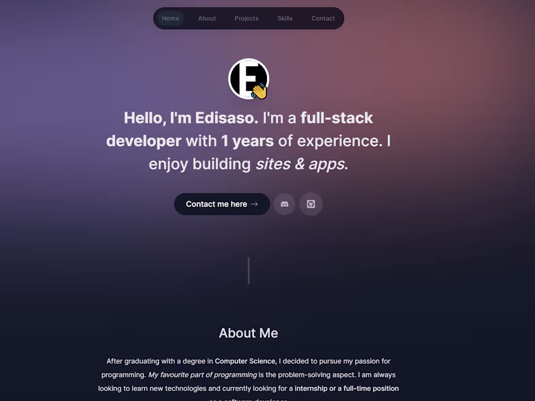 Cover image for Website portfolio