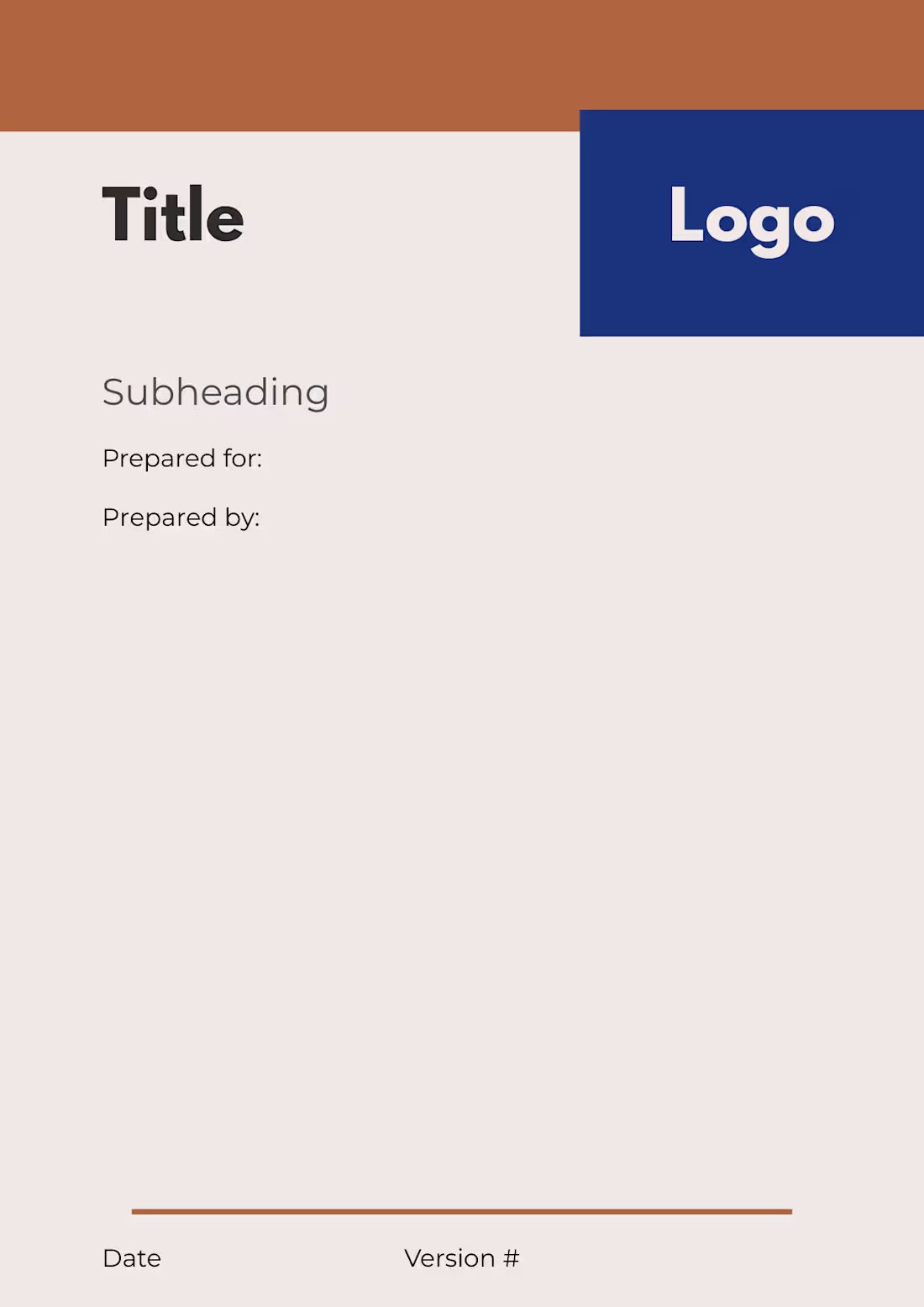 Cover image for Business Proposal Cover Template (Sample)