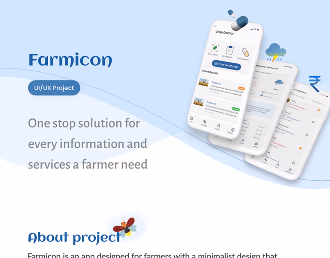 Cover image for Farmicon UI/UX Project | Behance