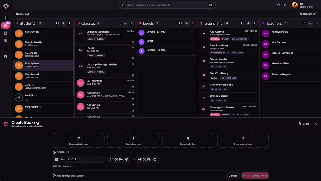 Cover image for The drag and drop booking