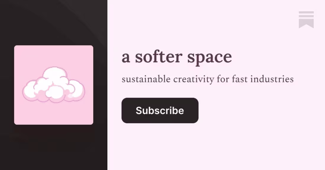 Cover image for a softer space