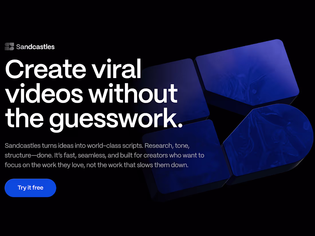 Cover image for Sandcastles | Create viral short-form videos in seconds